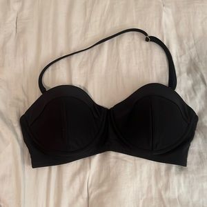 Brand New Jessica Simpson Black Underwire Bikini Top - Women’s Size Medium